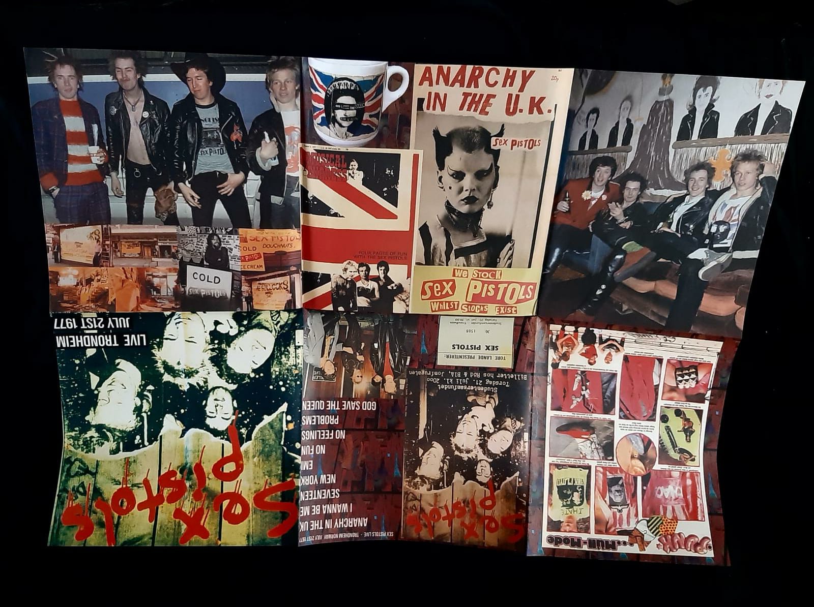 Sex Pistols furor 13x19 Punk Concert Poster Print -  Sweden