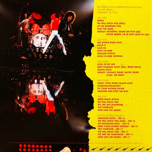 QUEEN 3xLP Budokan Bukake - A Live Concert By Queen - Deluxe Gatefold - Image 14