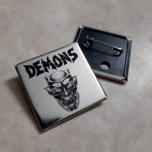 Demons Silver Pin