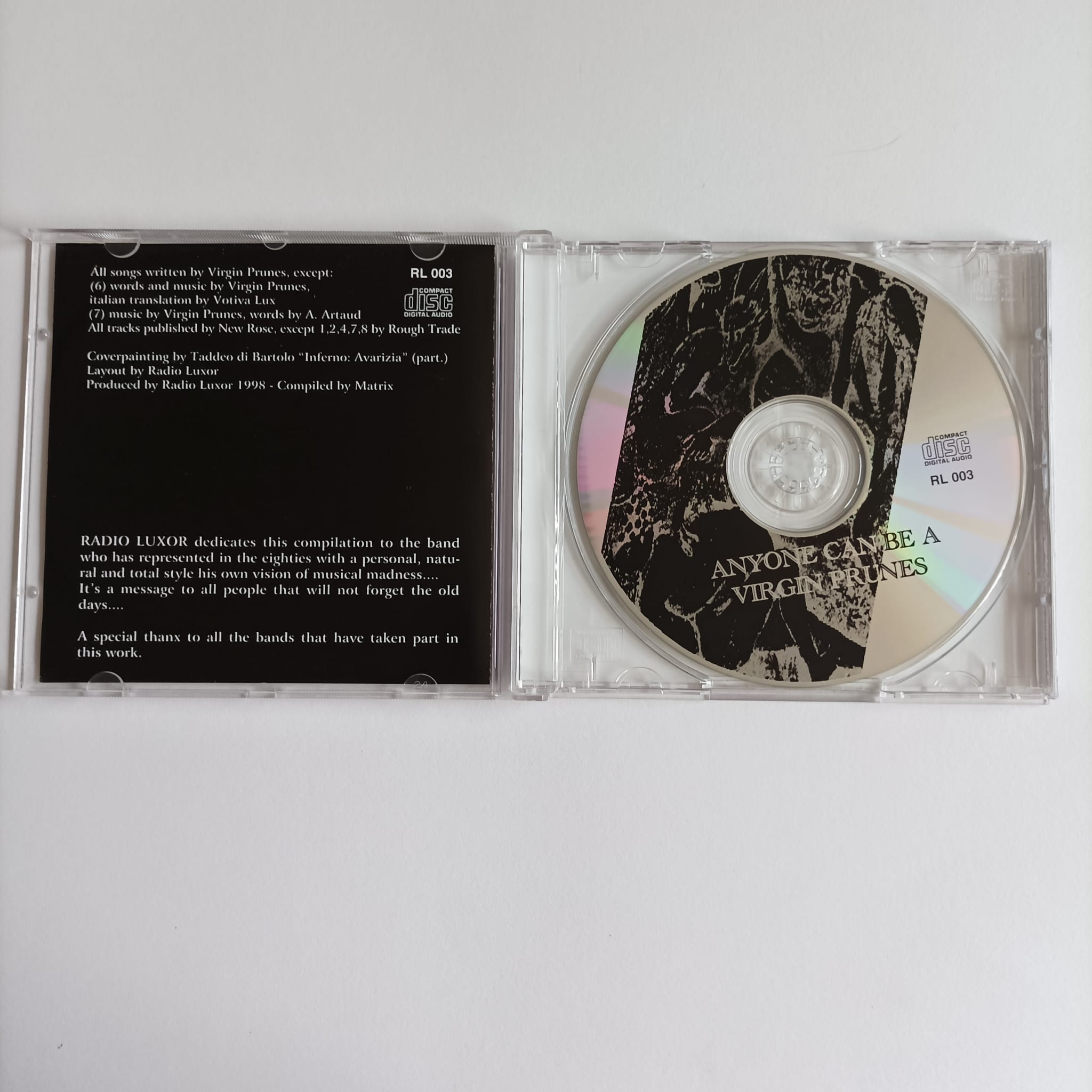 Various – Anyone Can Be A Virgin Prunes - CD - Image 3