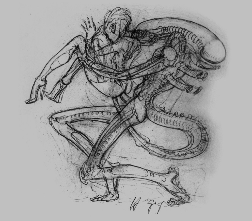 Cardboard poster - Giger - Alien - Coil - Image 3