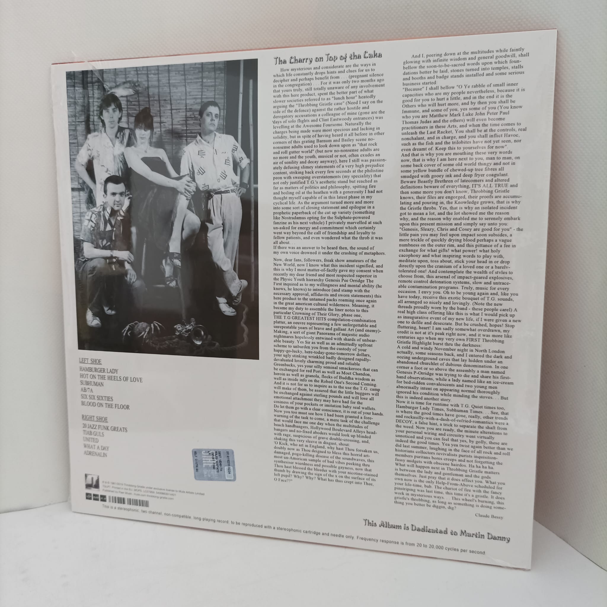 Throbbing Gristle – Throbbing Gristle's Greatest Hits - Entertainment Through Pain - Orange Vinyl - Image 4