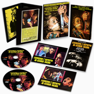 L'Assassino e' Costretto A Uccidere Ancora di Luigi Cozzi - DELUXE BOX BLURAY + DVD + BOOK + POSTCARDS