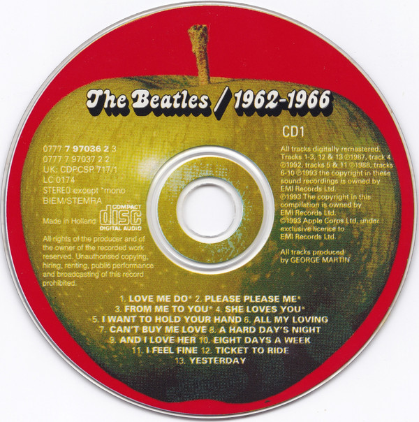 The Beatles - 1962-1966 - 2 X CD - printed in Italy - Image 10