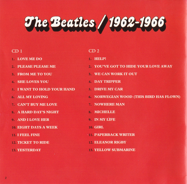 The Beatles - 1962-1966 - 2 X CD - printed in Italy - Image 19