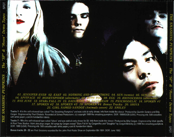 The Smashing Pumpkins – The "SP" & "Moon" Demo Tapes - CD Rare - Image 2