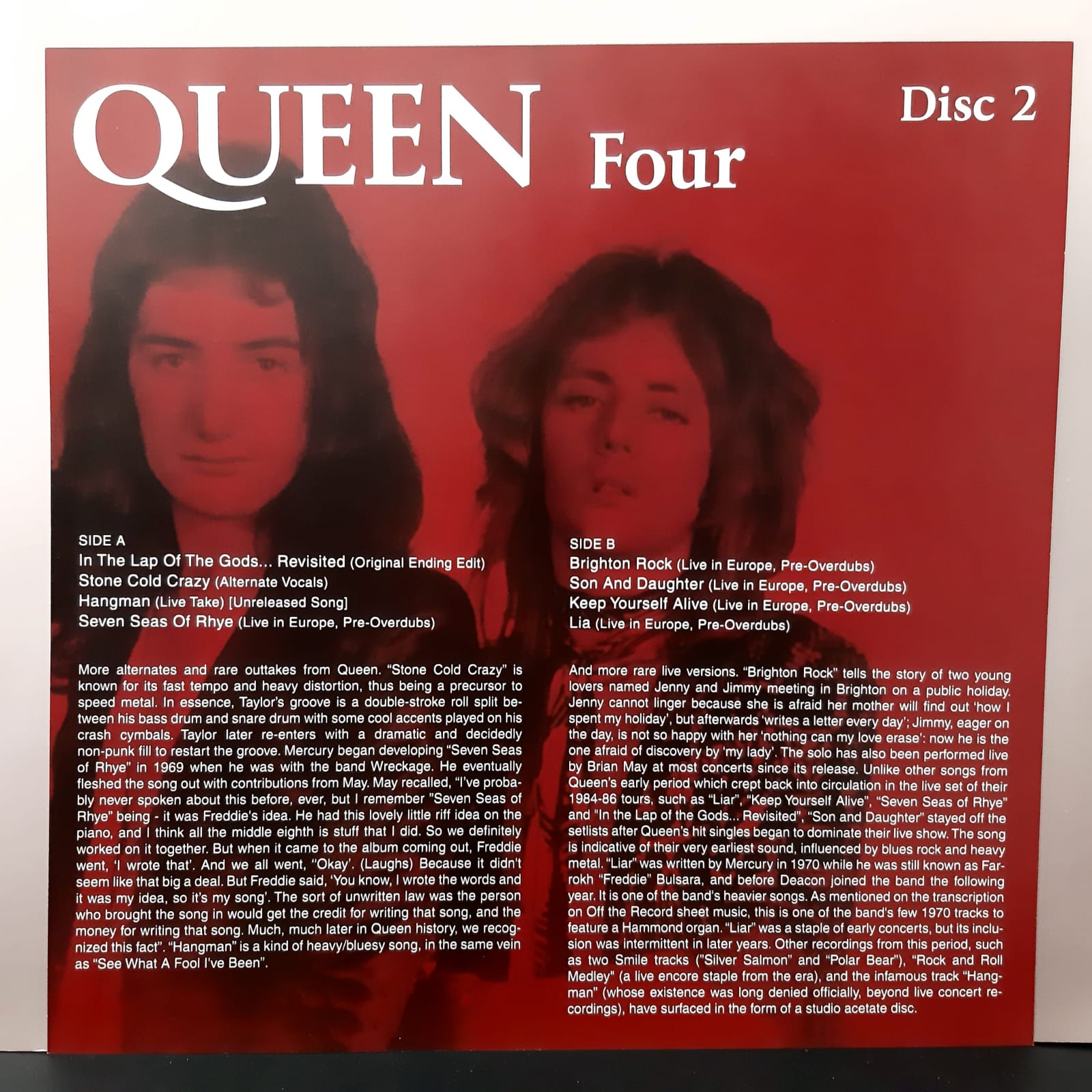 Queen - Four - 2LP Colored - Image 3