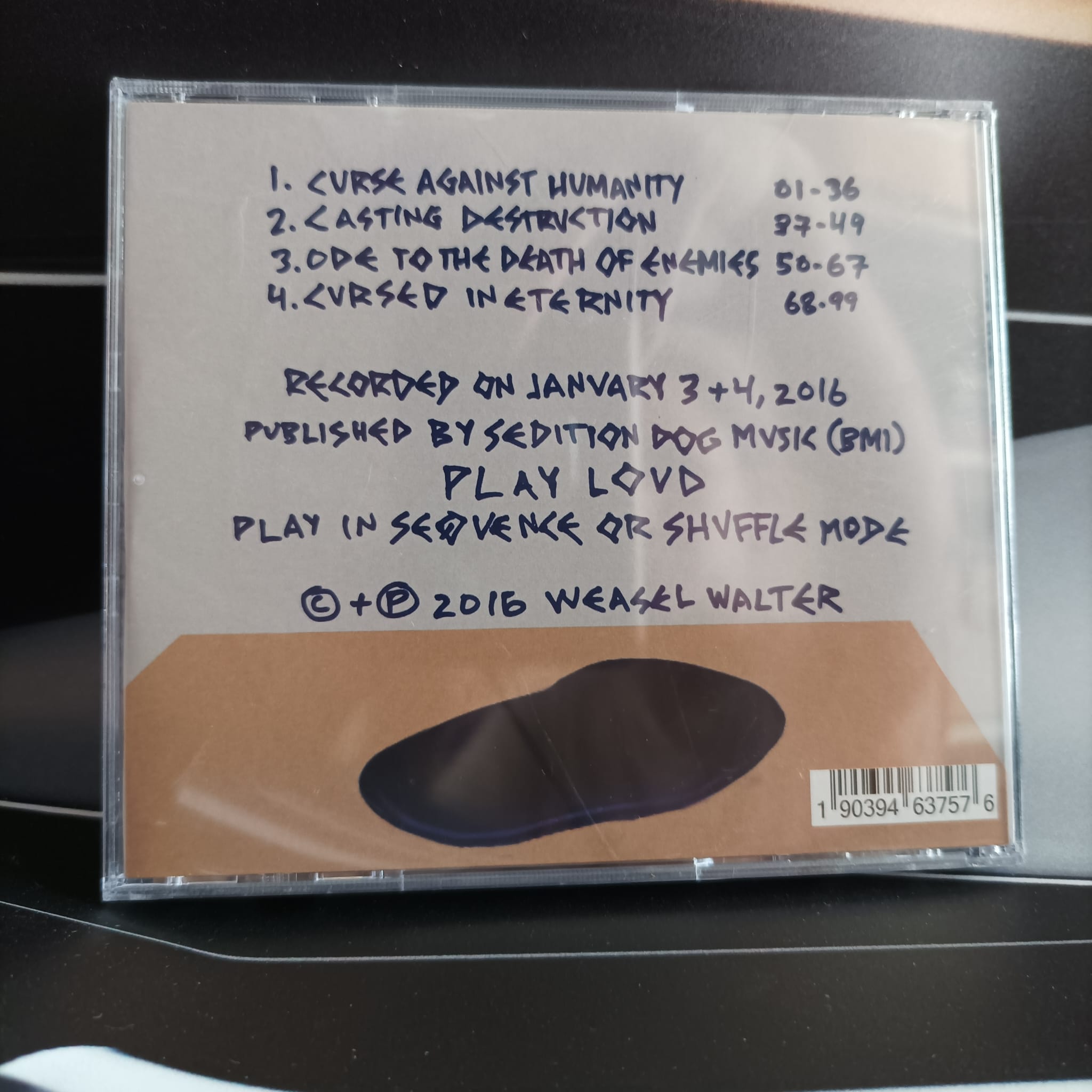 Weasel Walter – Curses - CD - Image 3