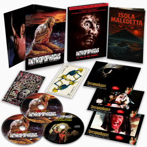 ANTROPOPHAGUS - Deluxe Edition - Bluray - Dvd - CD - Comic Book - Cards