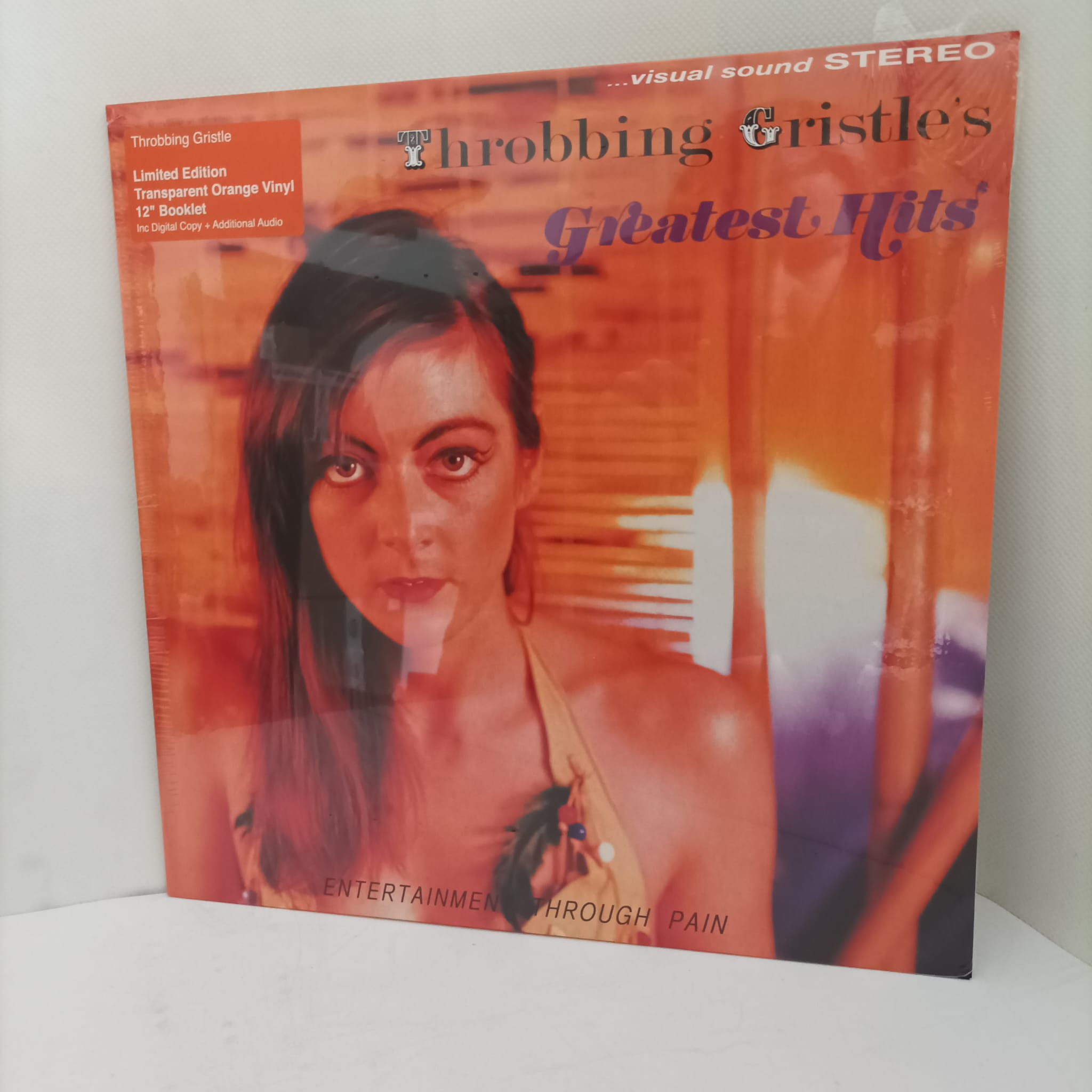 Throbbing Gristle – Throbbing Gristle's Greatest Hits - Entertainment Through Pain - Orange Vinyl - Image 2