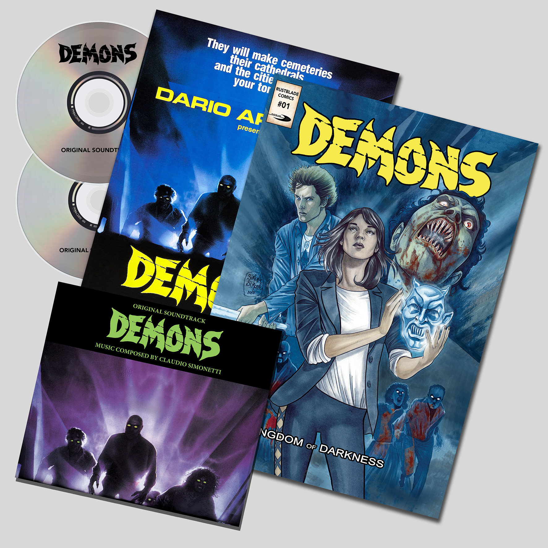 DEMONS – SOUNDTRACK – DELUXE EDITION CD + COMIC BOOK