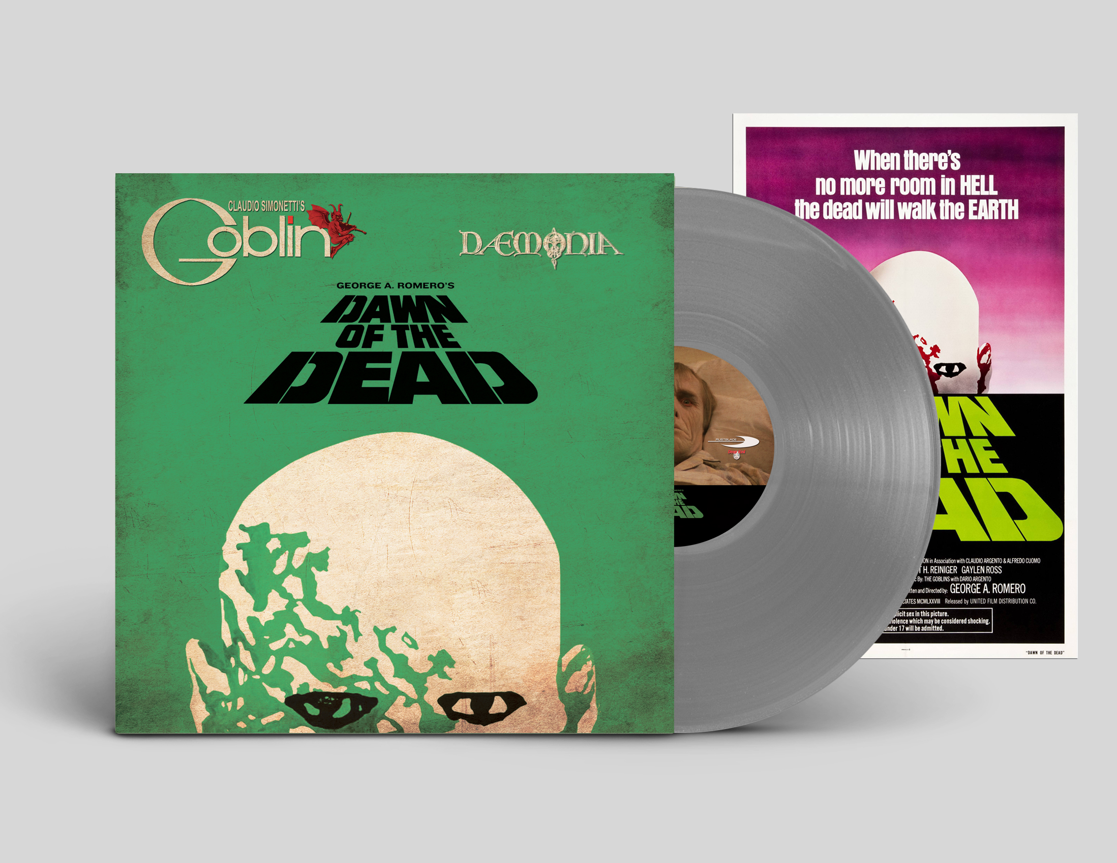Claudio Simonetti's Goblin - Of the Dead Soundtrack Limited Grey Vinyl Plus Poster - Image 2