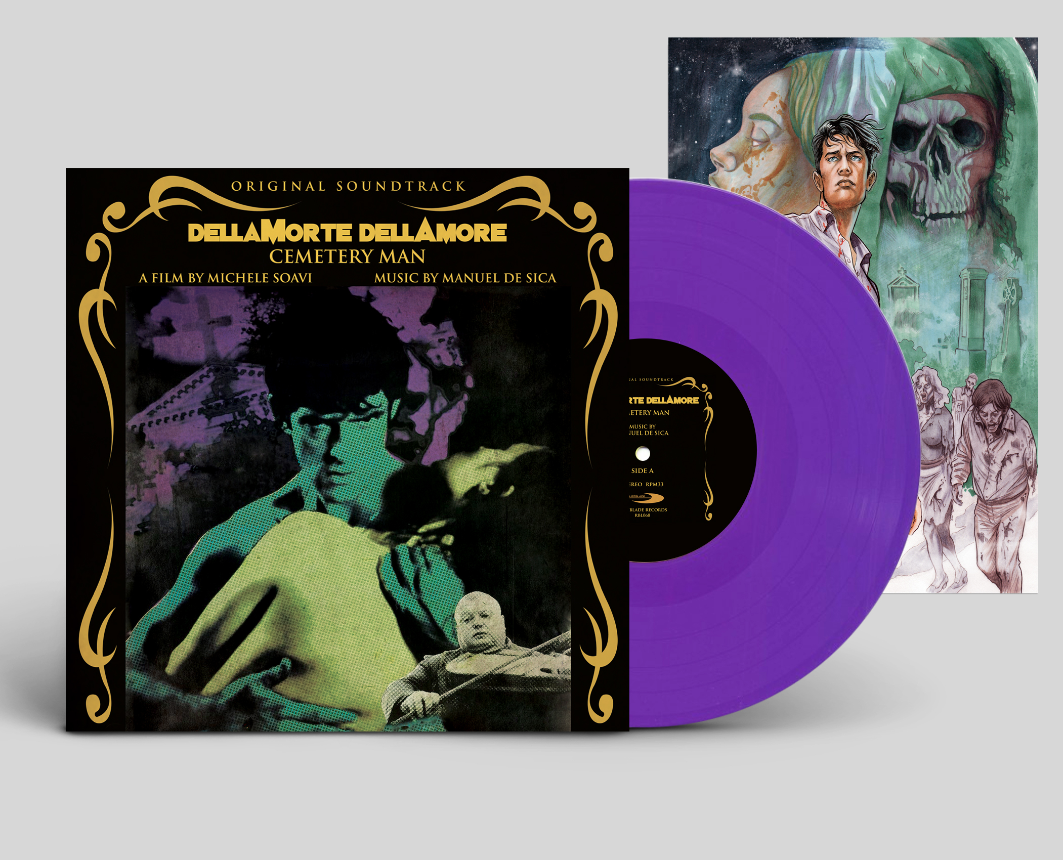 DellaMorte DellAmore (Cemetery Man) Soundtrack Purple Vinyl
