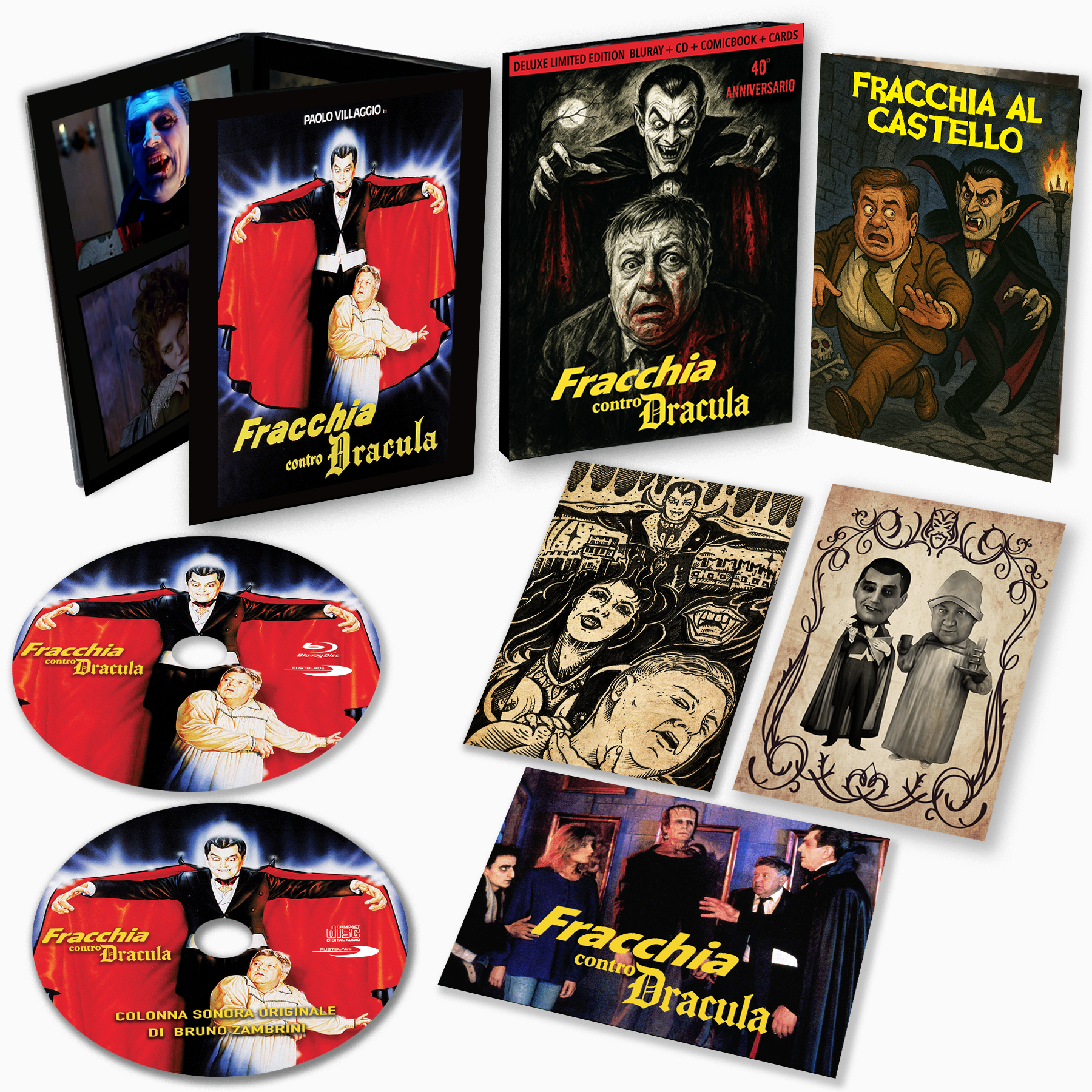 FRACCHIA CONTRO DRACULA - di Neri Parenti - DELUXE BOX BLURAY + CD PREORDINE out on 15 October - Image 2