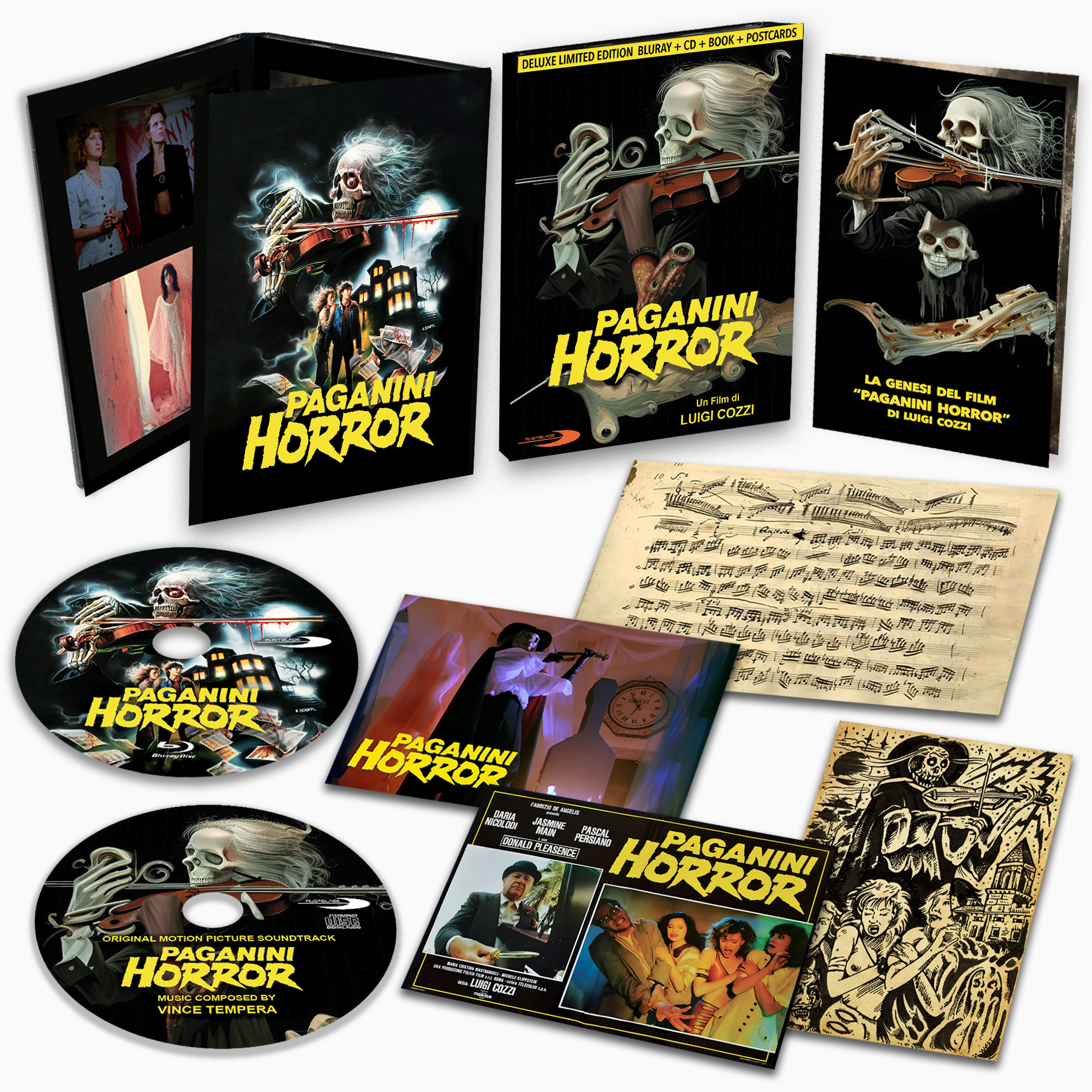 Paganini Horror di Luigi Cozzi – 35th Anniversary – DELUXE EDITION - BLURAY + CD