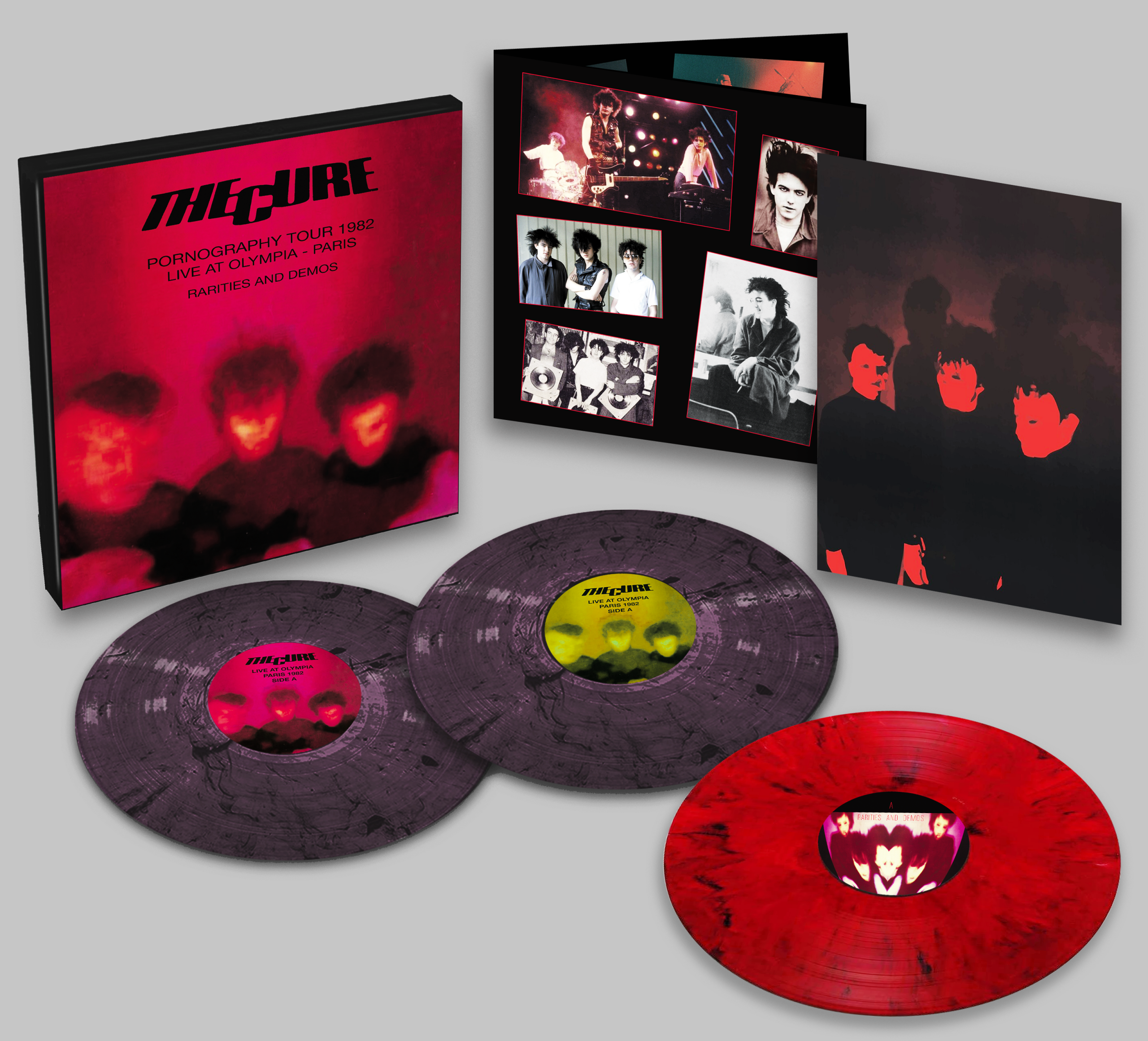 The Cure - Live At Olympia 82 / Pornography Tour - Deluxe 3LP Box Edition + Book + Poster - 199 Copies