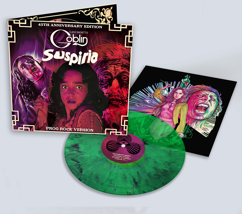 Suspiria Soundtrack - Prog Rock Version 45Th Anniversary – Limited Transparent Green Marble Vinyl Plus Insert