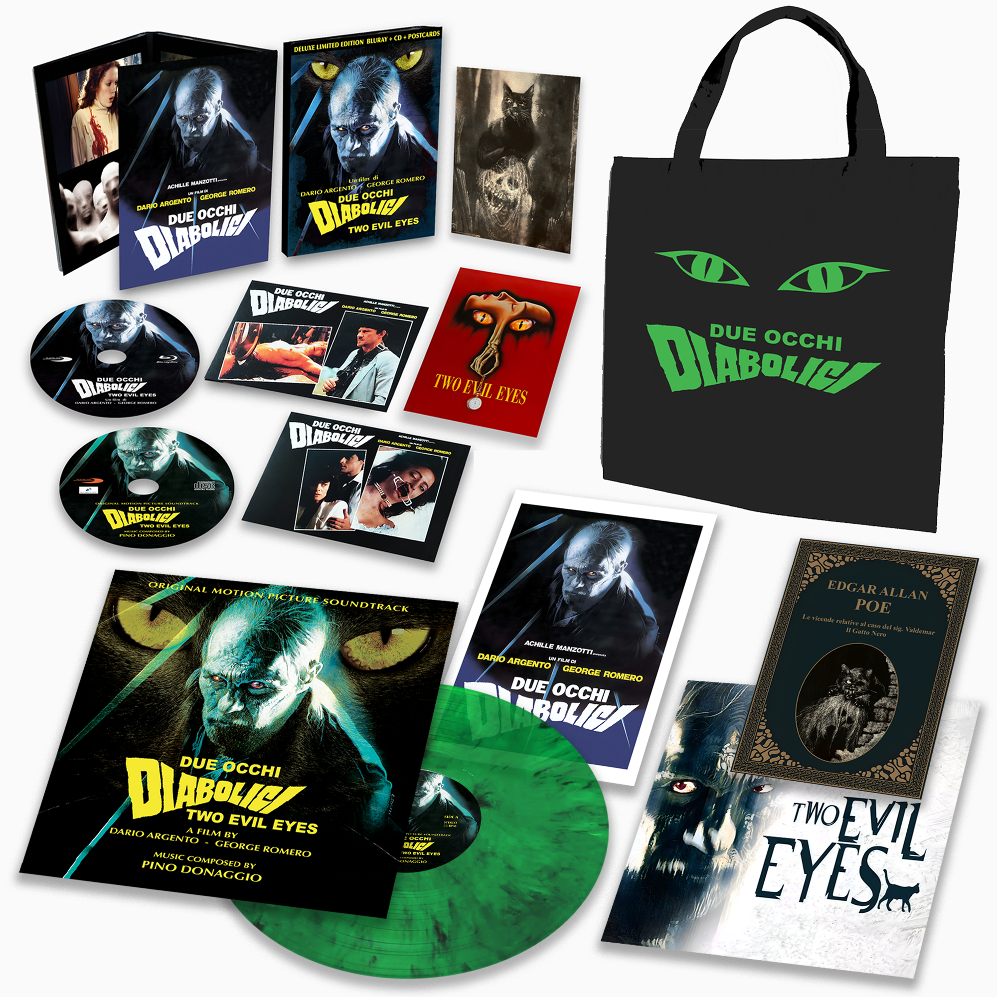 Dario Argento & George Romero – Due Occhi Diabolici / Two Evil eyes – DELUXE BAG
