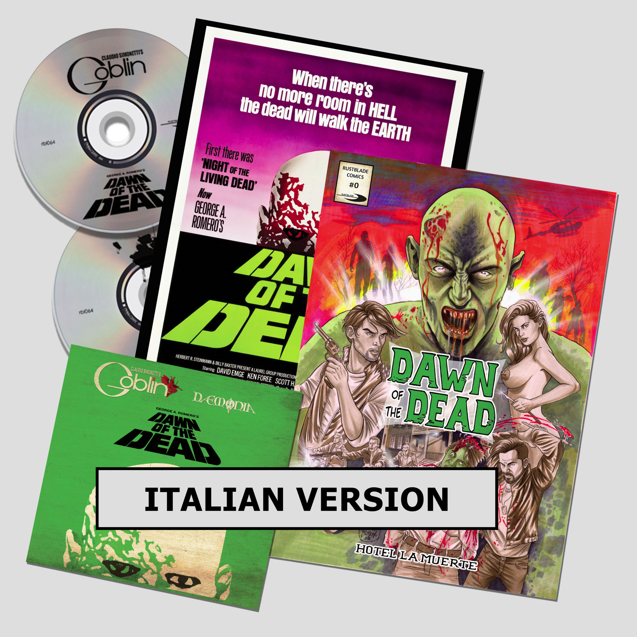 Dawn of the Dead Doppio CD + Fumetto (Italiano) + Poster - Image 2