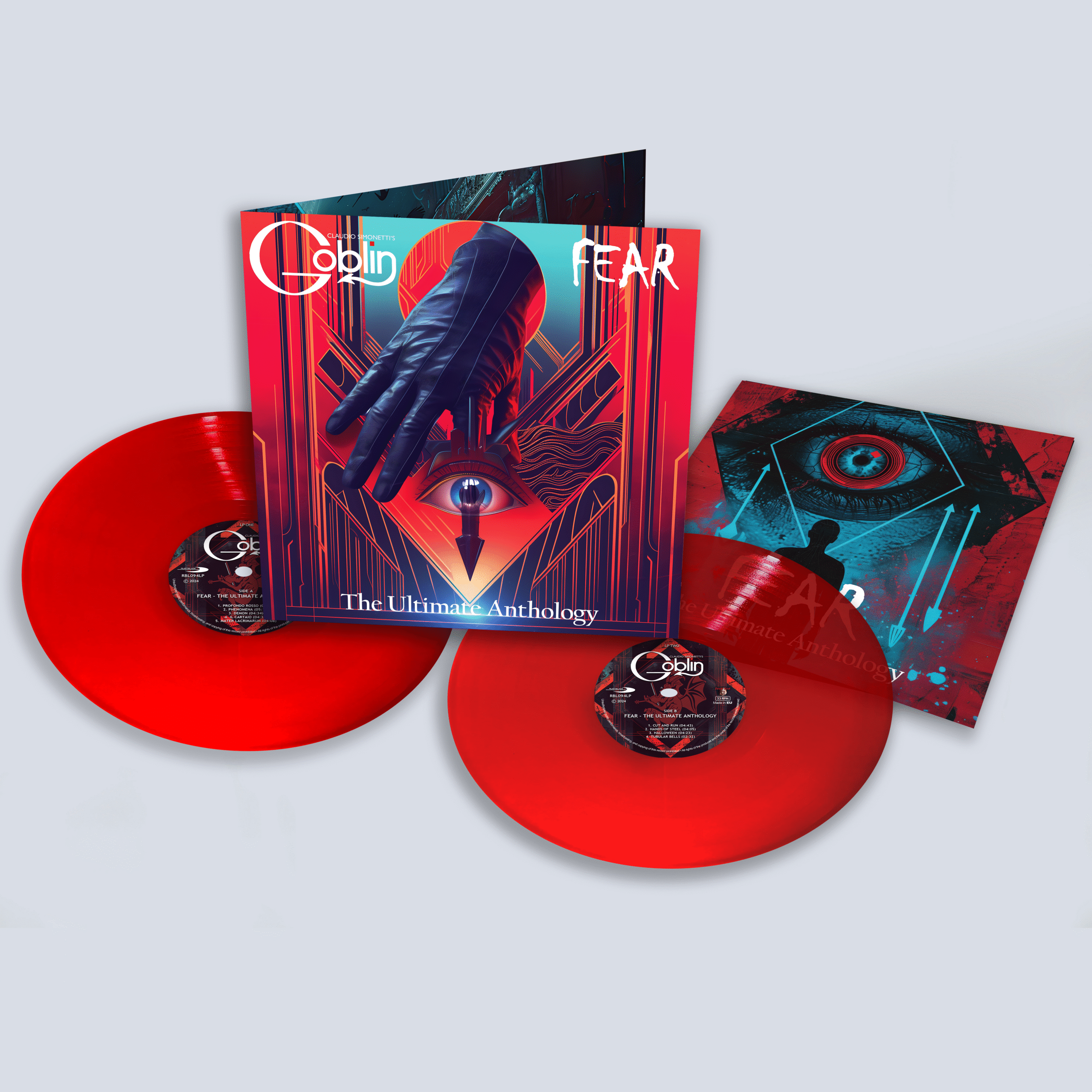 Claudio Simonetti’s Goblin – FEAR – Ultimate Anthology – Limited Double Red Vinyl + Insert - Image 2