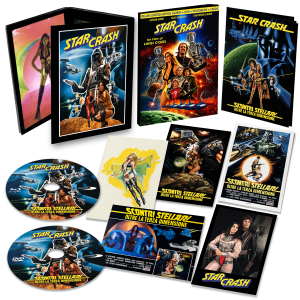 STARCRASH - Scontri Stellari - A film by Luigi Cozzi - Deluxe Edition BLURAY + DVD + POSTCARDS + PHOTOBOOK  (PREORDER OUT IN NOVEMBER)