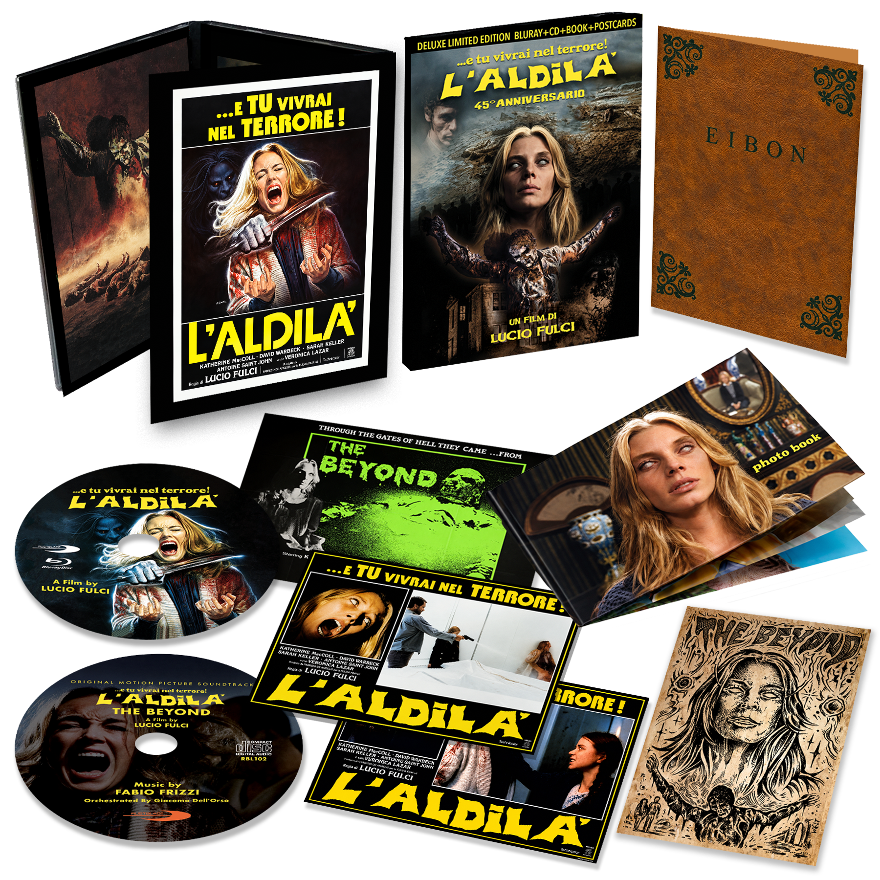 L'ALDILA' / THE BEYOND Un Film di Lucio Fulci - Deluxe Edition BLURAY + CD + Book + Postcards (PREORDER OUT IN DECEMBER)