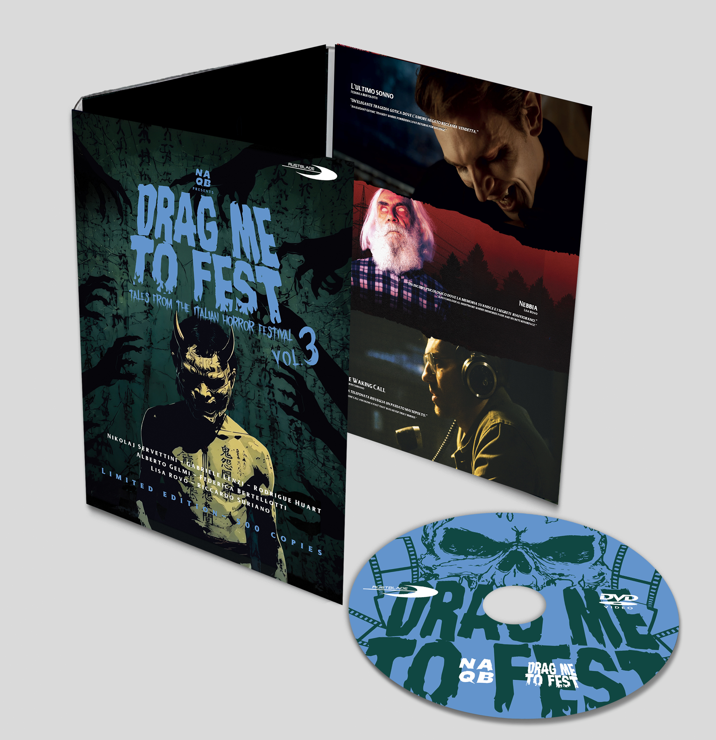 DRAG ME TO FEST VOL. 3 - Tales from the Italian Horror Festival - DVD - DELUXE DIGIPACK - 500 COPIES (PREORDER OUT IN DECEMBER) - Image 3